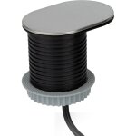 Bloc gliss encastrable 16a + usb a + c inox - otio