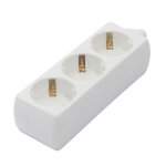 Bloc multiprise 3x16a sans cordon - blanc - chacon
