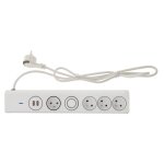 Bloc multiprise parafoudre 4 prises 16a + 2 usb - thomson Bloc multiprise parafoudre 4 prises 16a + 2 usb - thomson