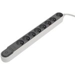 Bloc parafoudre - chacon - 8 prises - 16a - 3 m - interrupteur  pied - scurit enfant