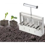 Bloqueur de sol manuel quad de 5 cm (2 pouces) avec poign�e antid�rapante confortable pour la plantation, ...