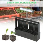 Bloqueur de sol portatif de 2 pouces, outil de blocage du sol avec dibbles pour la préparation du jardin ... Bloqueur de sol portatif de 2 pouces, outil de blocage du sol avec dibbles pour la préparation du jardin ...