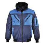 Blouson pilote bicolore portwest marine 3xl