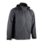 Blouson softshell bicolore lma rock gris fonc m
