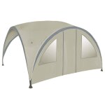 Bo - camp paroi latérale avec porte pour abri de réception petit beige Bo - camp paroi latérale avec porte pour abri de réception petit beige