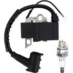 Bobine d'allumage pour dbroussailleuse 4147 - 400 - 1313 fs240 fs260 fs360 fs410 avec bougie d'allumage ...