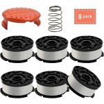 Bobine compatible black + decker af - 100  fil de coupe - bordure de 9, 1 m (0, 065 po), 6 bobines de ...