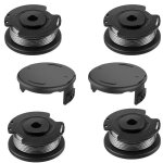 Bobine de fil de rechange et ensemble de couvercle pour coupe - bordures bosch 4 spools