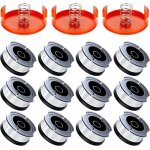 Bobine fil coupe bordure pour black et decker coupe - bordures, 6 bobine de fil debroussailleuse + 1 ...