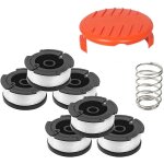 Bobines de fil pour coupe - bordures black decker, fils nylon, longueur 9 m, diamtre du fil 1, 65 mm, ...