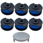 Bobine fil coupe bordure fil de rechange ac14rl3a compatible pour ryobi one + dbroussailleuse 18v 24v ...