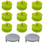 Bobine fil coupe bordure fil de rechange ac80rl3 compatible pour ryobi one + débroussailleuse 18v 24v ... Bobine fil coupe bordure fil de rechange ac80rl3 compatible pour ryobi one + débroussailleuse 18v 24v ...
