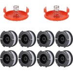 Bobines de fil - leazzle - compatible black et decker - 8 bobines - 1. 65mm - 9. 144m longueur