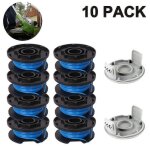 Bobine de fil de rechange pour coupe - bordures, 2 capuchons inclus, compatible avec les coupe - bordures ... Bobine de fil de rechange pour coupe - bordures, 2 capuchons inclus, compatible avec les coupe - bordures ...