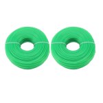 Bobine de ligne de coupe - herbe en nylon, 2 pices, pour tondeuse lectrique de jardin, 100 mtres, ...