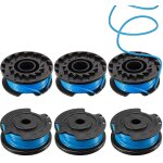 Bobine de rechange pour coupe - bordures, 6 m, 0, 065 pouce, compatible avec les modèles grass eater ... Bobine de rechange pour coupe - bordures, 6 m, 0, 065 pouce, compatible avec les modèles grass eater ...