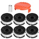 Bobine de tondeuse  gazon avec couvercle, accessoires de remplacement, pices adaptes pour blackdecker ...