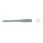 Boite de 100 vis top - roc pvc ing fixations - 6x70 mm - filet 33 mm capuchon blanc - a430140