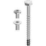 Boite de 50 vis multi monti 6x100 mm heco schrauben - tte fraise Ø 11. 5 - t30 - zingu argent - 37138 ...