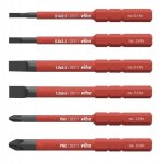 Bo�te de 6 embouts slim fente / ph - isol�s 1000 volts wiha