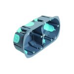 Boite d'encastrement multimat - d67x p40 mm - 2 postes - stopair debflex