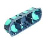 Boite d'encastrement multimat - d67x p40 mm - 3 postes - stopair debflex
