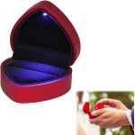 Boîte de bague forme de coeur, bague box pour fiançailles, boîte cadeau, boîte a bagues, boîte de bague ... Boîte de bague forme de coeur, bague box pour fiançailles, boîte cadeau, boîte a bagues, boîte de bague ...
