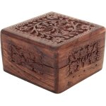 Fait bote a bijoux en bois ¿ nouveaut de einzelteil, unique artisan traditionnelle main sculpt palissandre ...