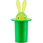 Bo�te a cure - dents manuelle en forme de lapin mignon (vert), porte - cure - dents en r�sine thermoplastique ...