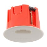 Bo�te dcl point de centre murs creux placo Ø65mm