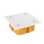 Boîte de dérivation encastrée cloison sèche debflex 105x105x40mm orange Boîte de dérivation encastrée cloison sèche debflex 105x105x40mm orange