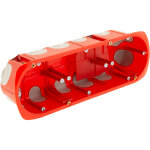 Boite d'encastrement no air multimat 3 postes p50mm - protec