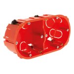 Boite d'encastrement placo double entraxe 71mm (prof 40mm) - zenitech