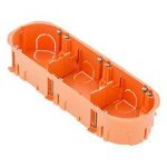 Bote d'encastrement triple entraxe 71 capriclips - capri