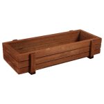 Bote de jardinire succulente de fleurs d'herbes en bois d'intrieur / extrieur, bote de rangement ...