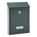 Bo�te aux lettres - arregui - civic e5723 - c - acier - taille s - vert