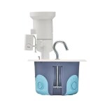 Bote luminaire dcl stopair multimatriaux d67 / p50 + douille e27 + fiche dcl + crochet debflex