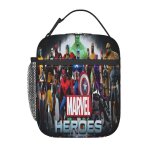 Boites a lunch e9 marvel comics en tissu oxford de qualite superieure, compartiment spacieux avec 4 compartime ... Boites a lunch e9 marvel comics en tissu oxford de qualite superieure, compartiment spacieux avec 4 compartime ...