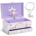 - bote a musique danseuse classique & parure assortie pour petites filles - 3 cadeaux ballerine pour ...