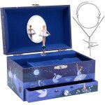 - bote a musique danseuse classique & parure assortie pour petites filles - 3 cadeaux ballerine pour ...