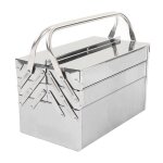 Boîte à outils en porte - à - faux en métal pliable et portable, organisateur de stockage d'entretien ... Boîte à outils en porte - à - faux en métal pliable et portable, organisateur de stockage d'entretien ...