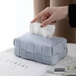 Bo�te en papier en cuir tiss� cr�atif de style luxueux et l�ger haut de gamme pour une utilisation en ...