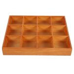 Boite de presentation en bois pour chaussettes, tiroir, organiseur de placard pour chaussettes, cravates, ...