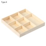 Bote de rangement en bois a plusieurs grilles, support de bonsa, support de pot de fleurs, outil cosmtique ...