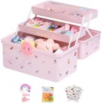 Bote de rangement pour cheveux pour enfants - tte de bb - corde - elastique - accessoire de coiffure ...