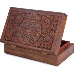 Bote de rangement dcorative en bois faite a la main pour bijoux motif arbre de bouddha style vintage ...