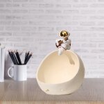 Bo�te de rangement de figurines d'astronautes en r�sine, bo�te de rangement de cl�s, d�coration de maison, ...