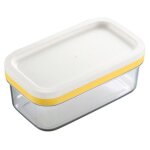 Bo�te de rangement rectangulaire pour beurre, outil de coupe portable, r�frig�rateur, conservation du ...