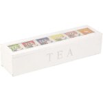 Bote  th en bambou, bote  th  6 compartiments, bote  sachets de th en bois avec couvercle et ...
