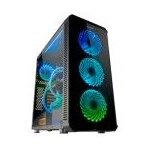 Bo�tier demi tour micro atx / mini itx / atx nox hummer tgm led rgb usb 3. 0 noir